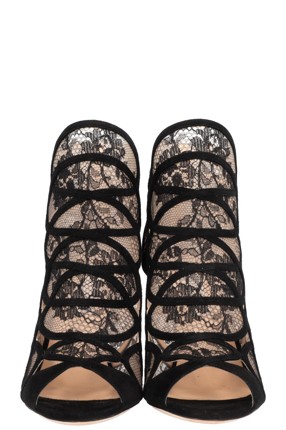 JIMMY CHOO Heels Lace Suede Black