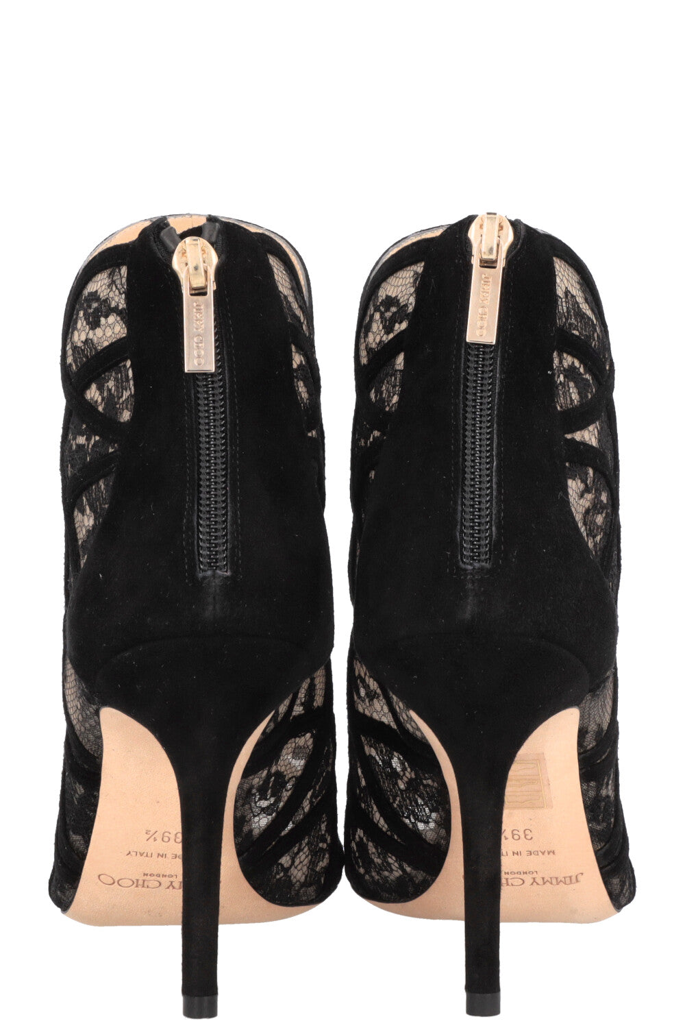 JIMMY CHOO Heels Lace Suede Black