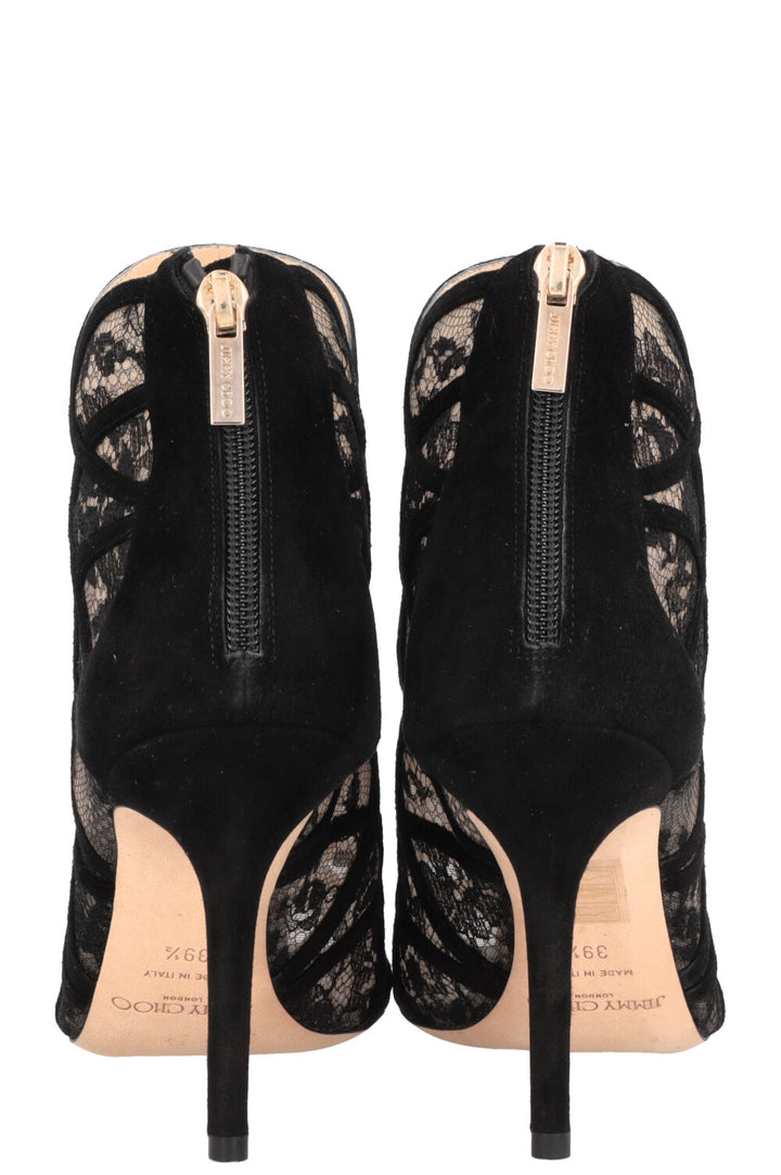JIMMY CHOO Heels Lace Suede Black