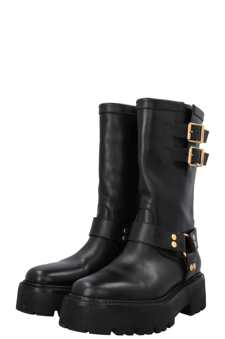 CELINE Biker Boots Black