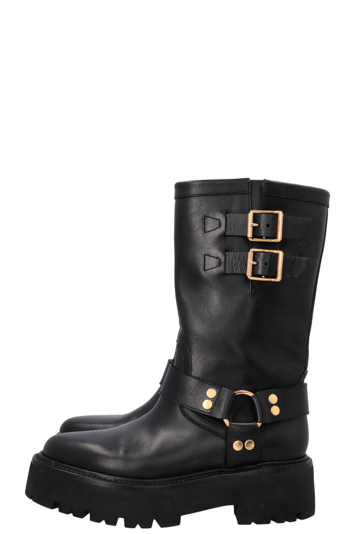 CELINE Biker Boots Black