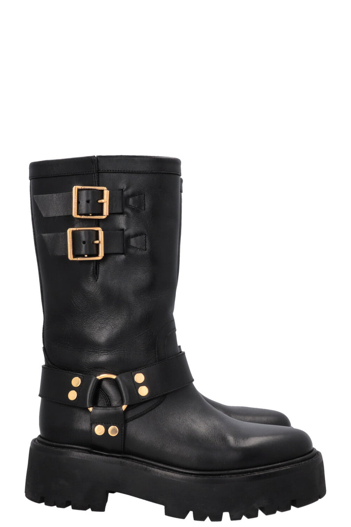CELINE Biker Boots Black