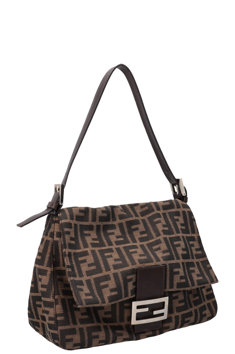 FENDI Baguette Bag Zucca Brown