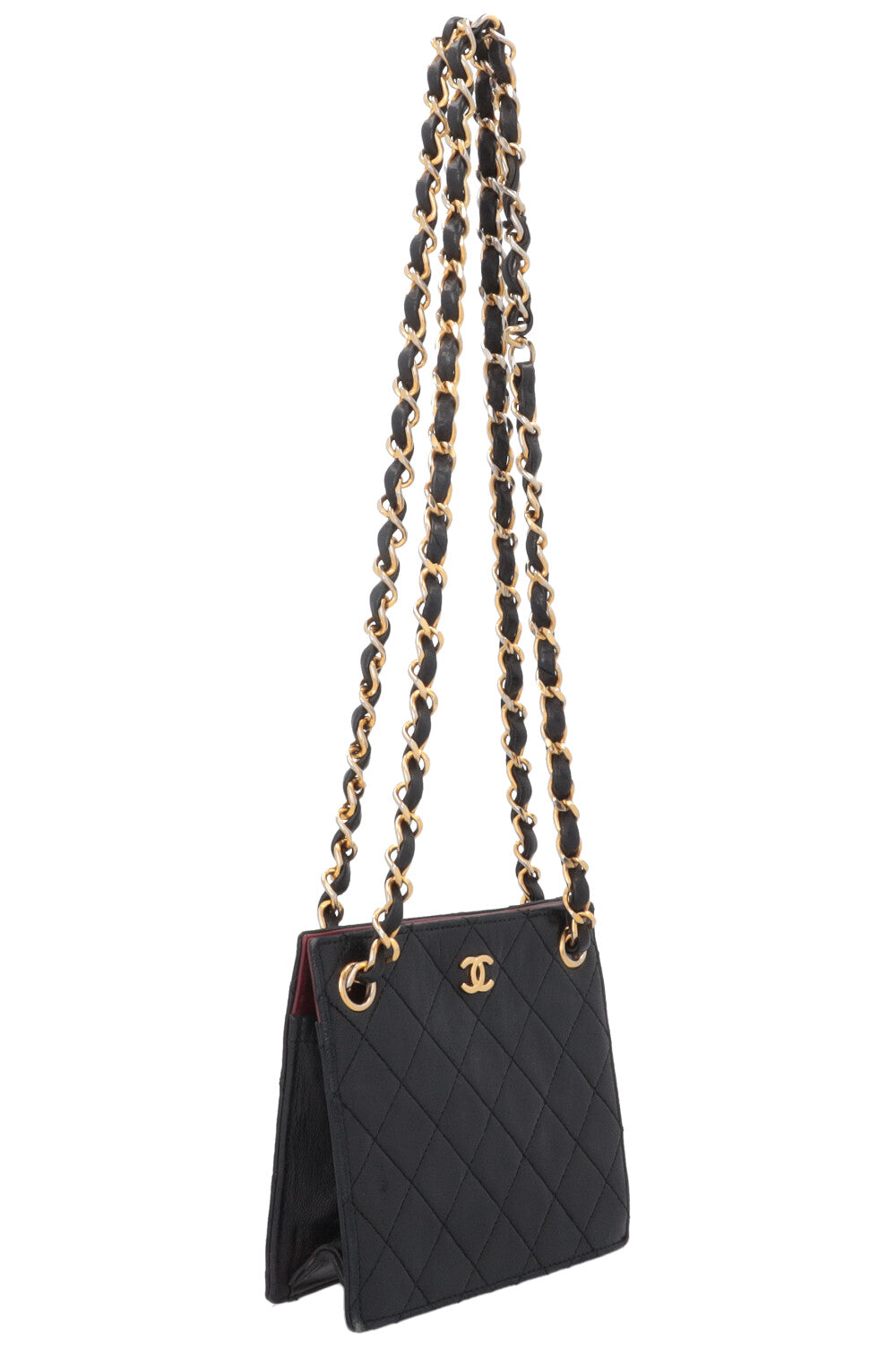 CHANEL Vintage Square Bag Mini Black