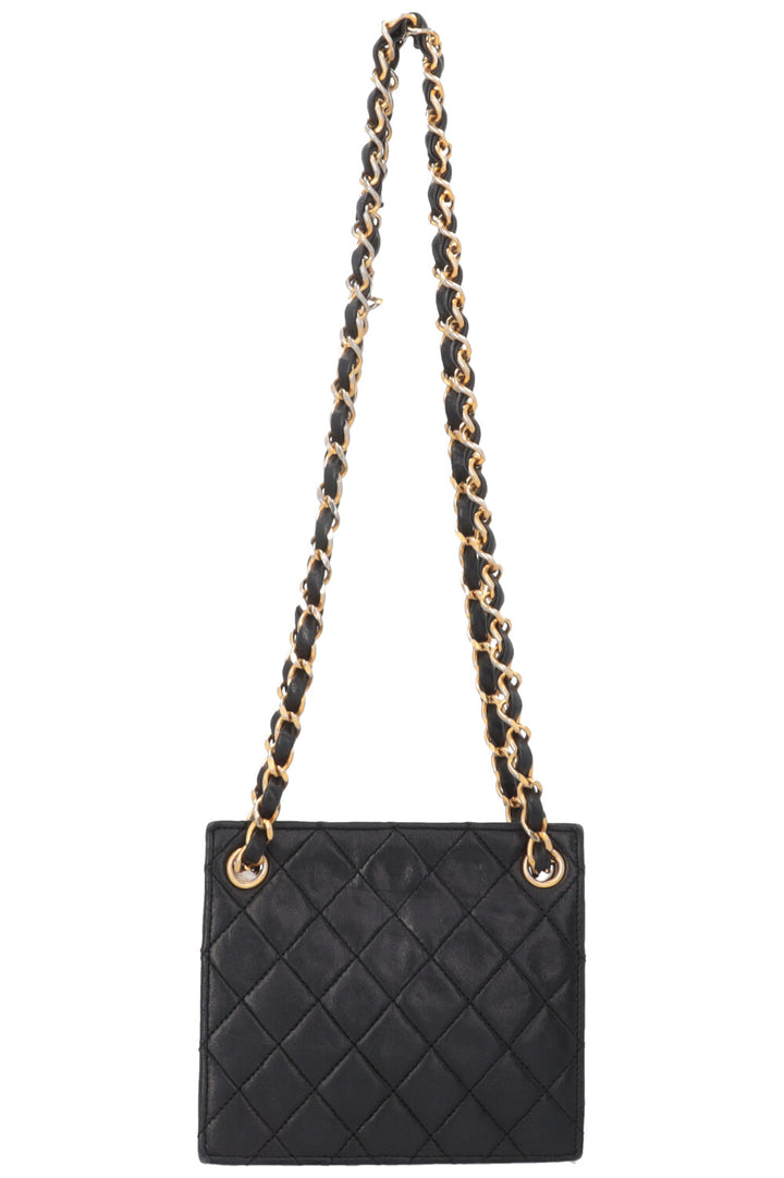 CHANEL Vintage Square Bag Mini Black