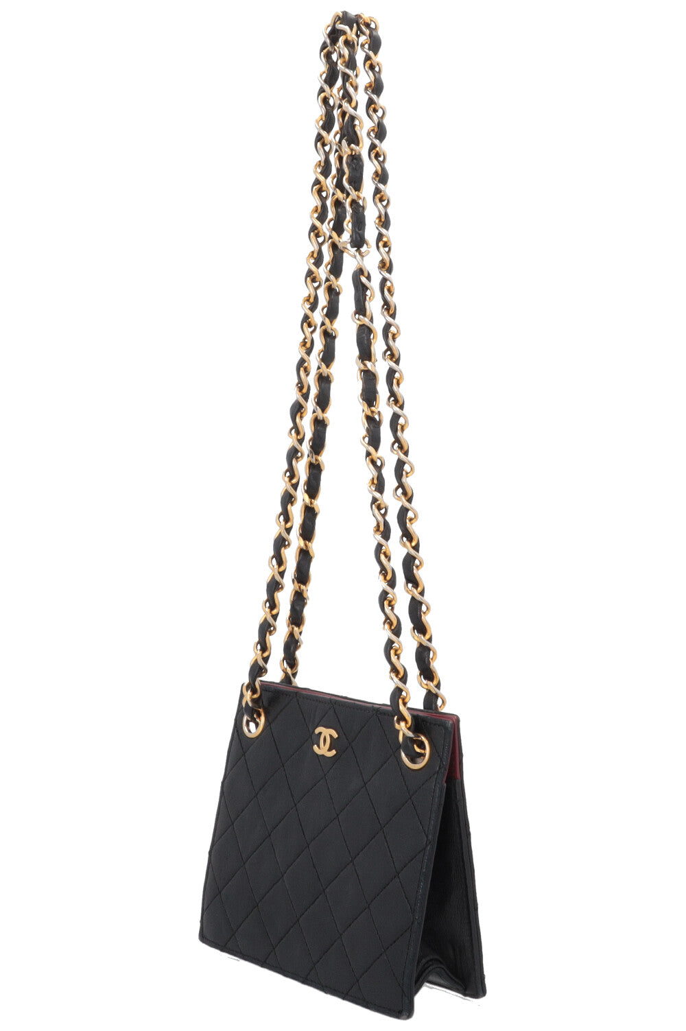 CHANEL Vintage Square Bag Mini Black