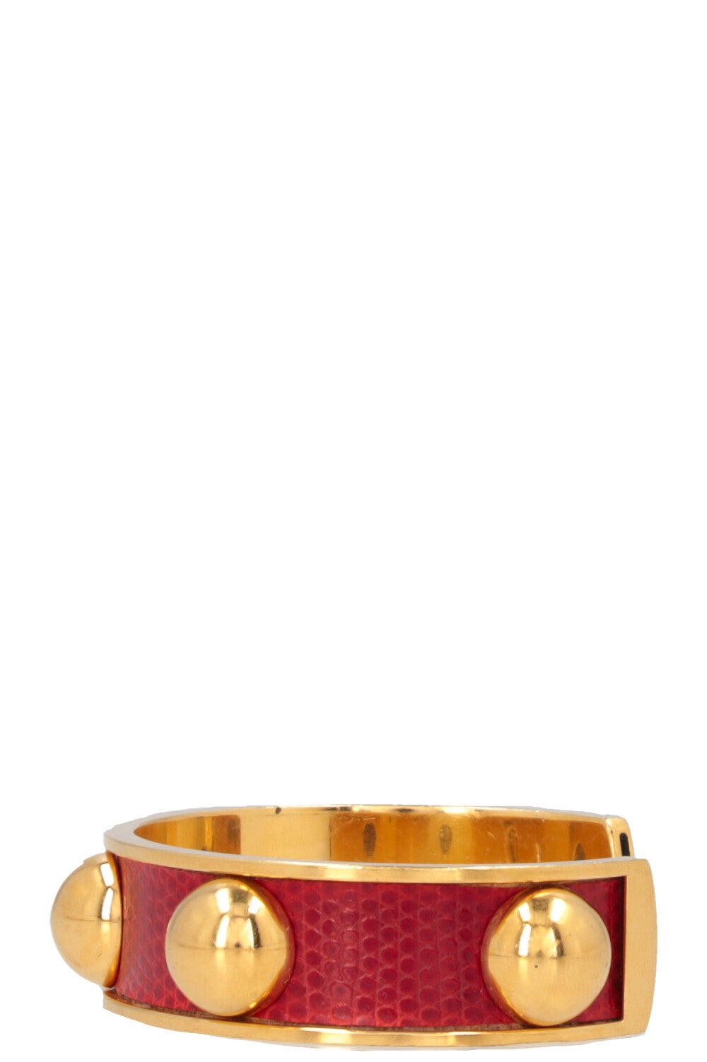 HERMÈS Bangle Gold Red