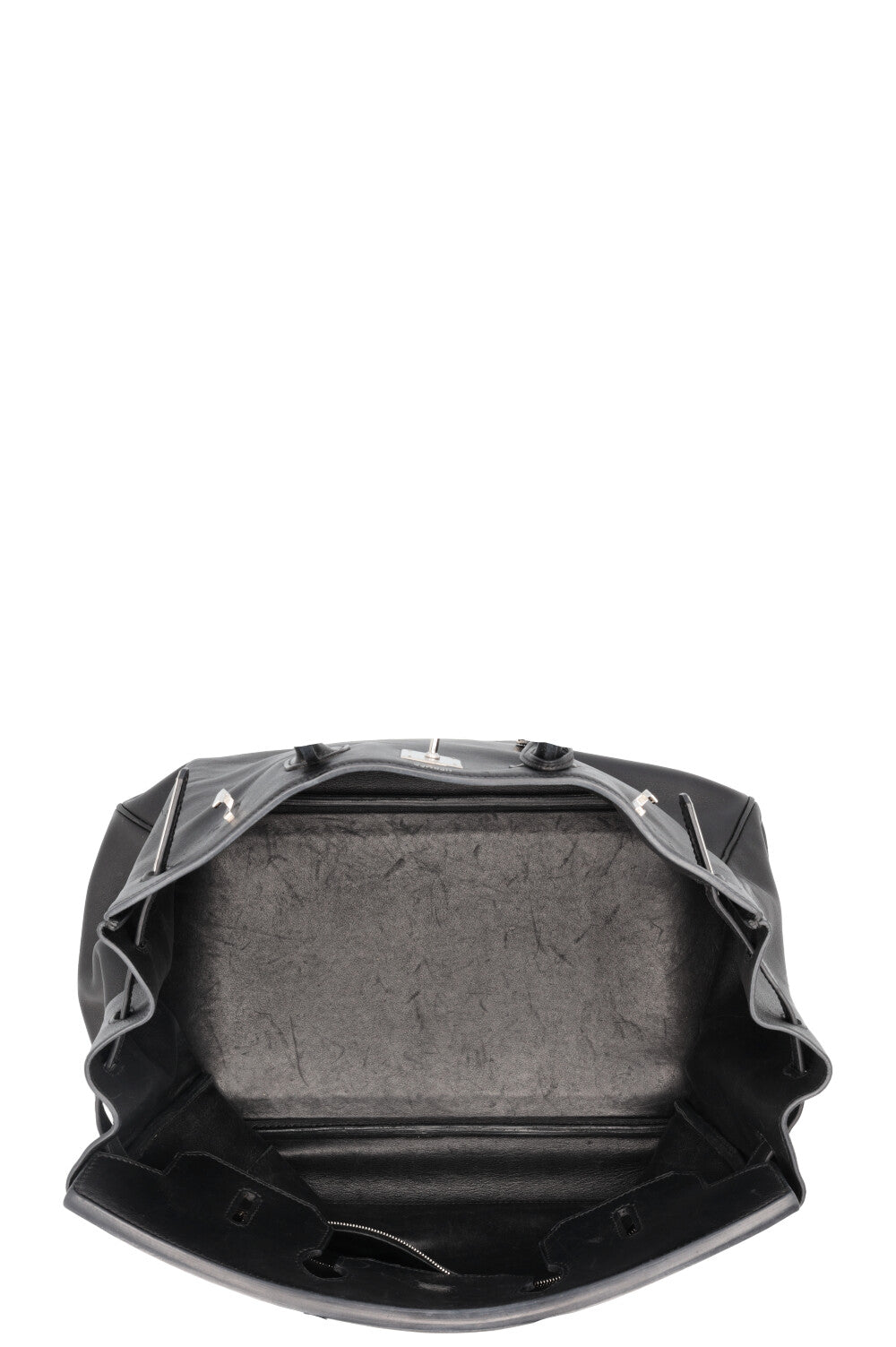 HERMÈS Birkin 35 Retourne Swift Palladium Noir
