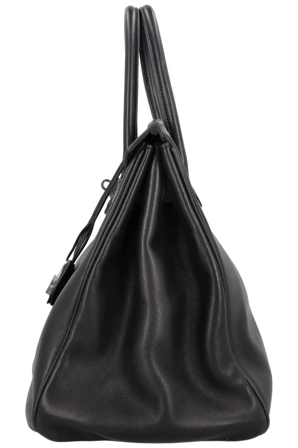HERMÈS Birkin 35 Retourne Swift Palladium Noir