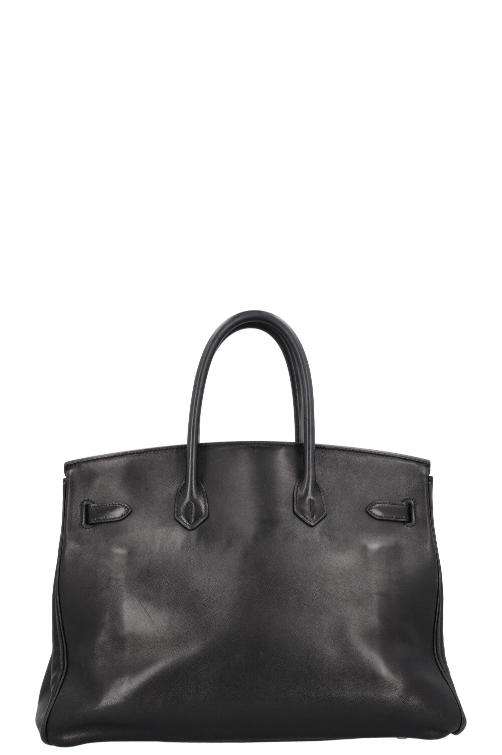HERMÈS Birkin 35 Retourne Swift Palladium Noir