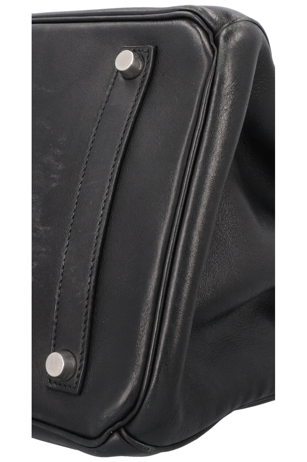 HERMÈS Birkin 35 Retourne Swift Palladium Noir