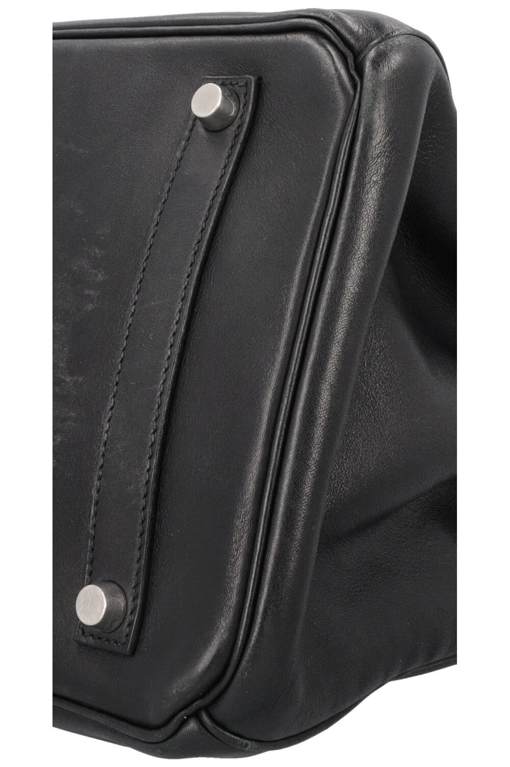 HERMÈS Birkin 35 Retourne Swift Palladium Noir