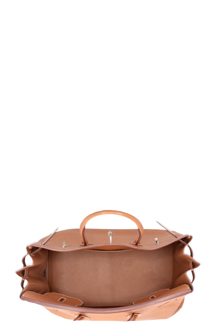 HERMÈS Birkin 35 Retourne Togo Palladium Gold