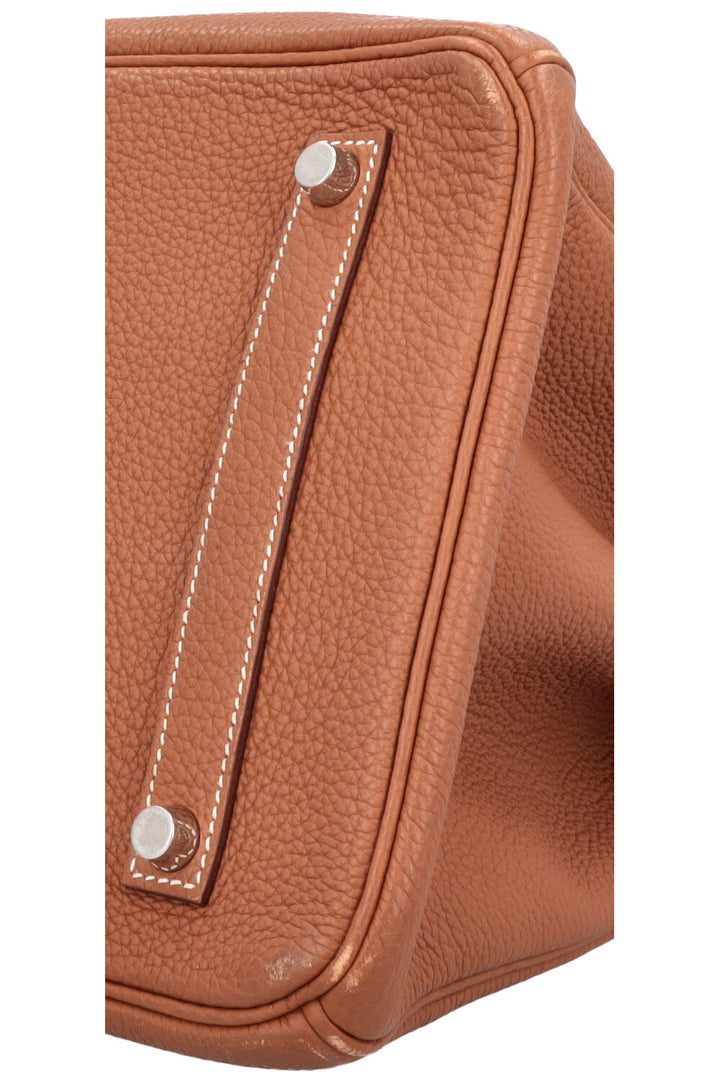 HERMÈS Birkin 35 Retourne Togo Palladium Gold