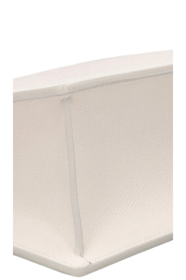 CHRISTIAN DIOR Montaigne 30 Crossbody Bag Graind Leather White