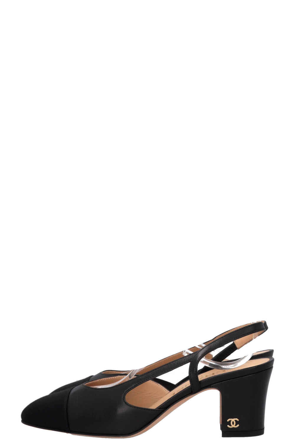 CHANEL Classic Slingback Heels Black
