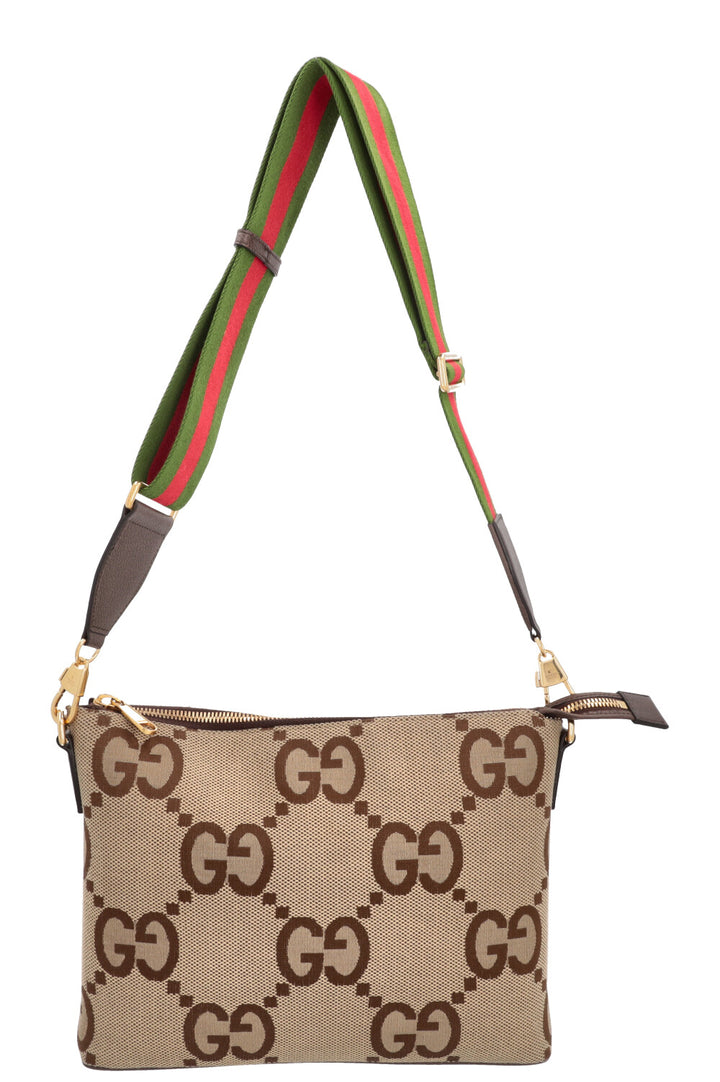GUCCI Jumbo GG Messenger Bag Brown