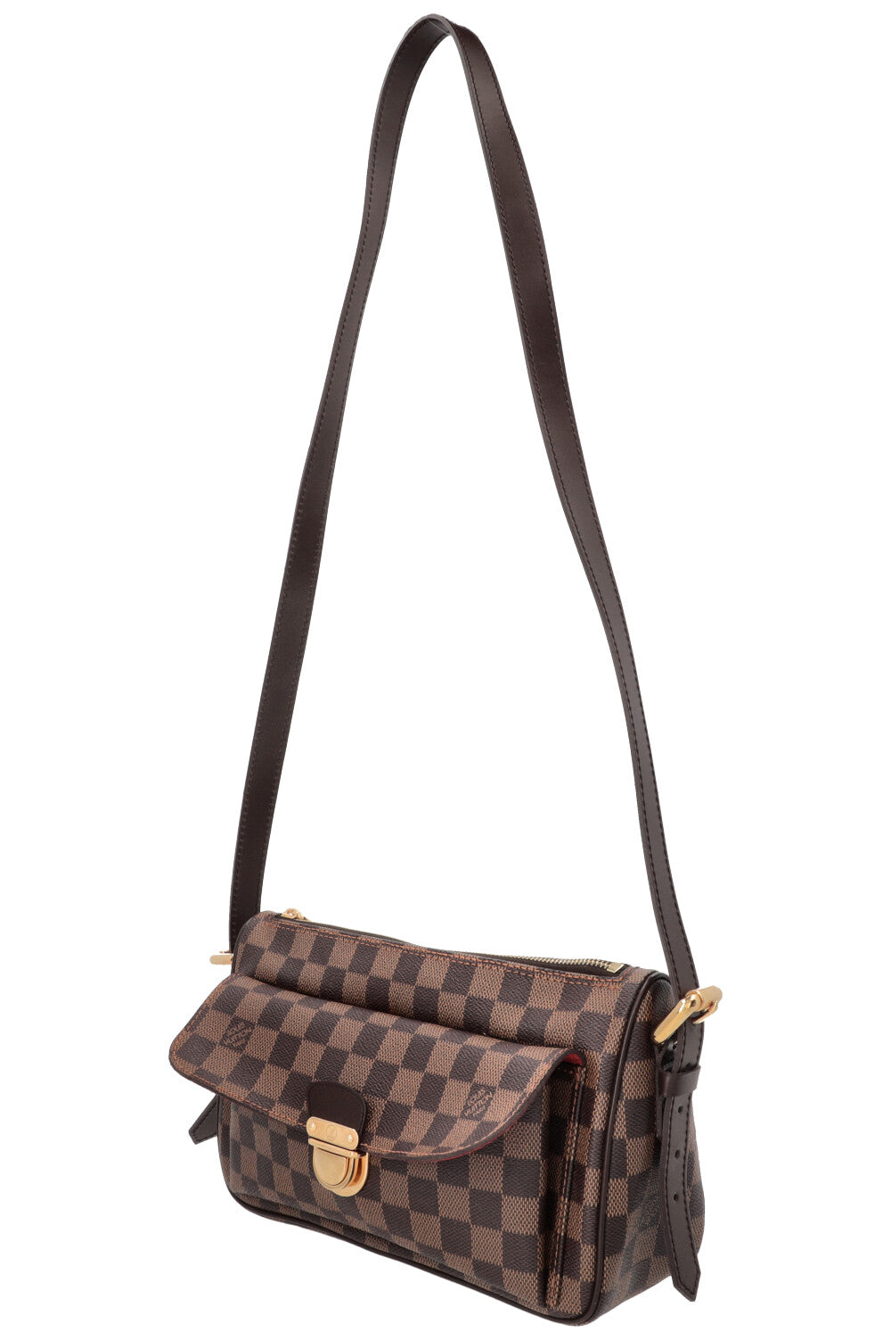 LOUIS VUITTON Ravello Crossbody Bag GM Damier Ebene