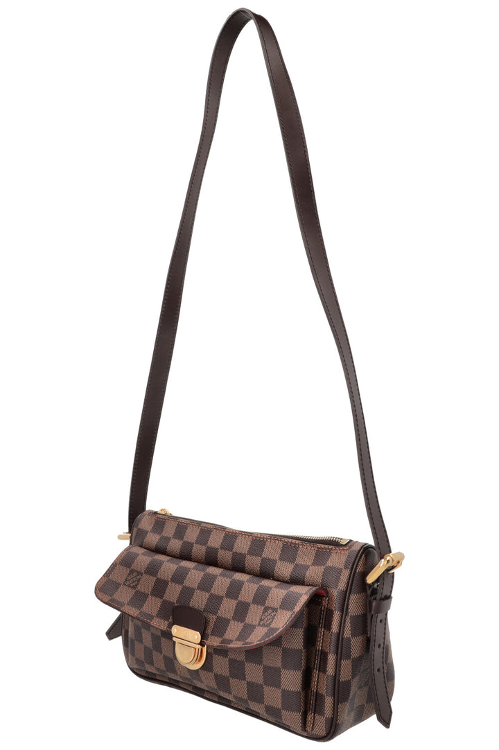 LOUIS VUITTON Ravello Crossbody Bag GM Damier Ebene
