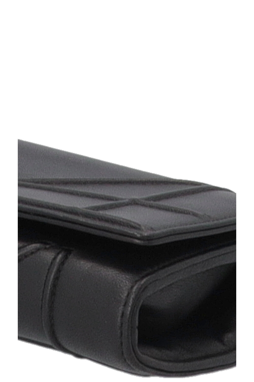 CHRISTIAN DIOR Diorama Wallet On Chain Black