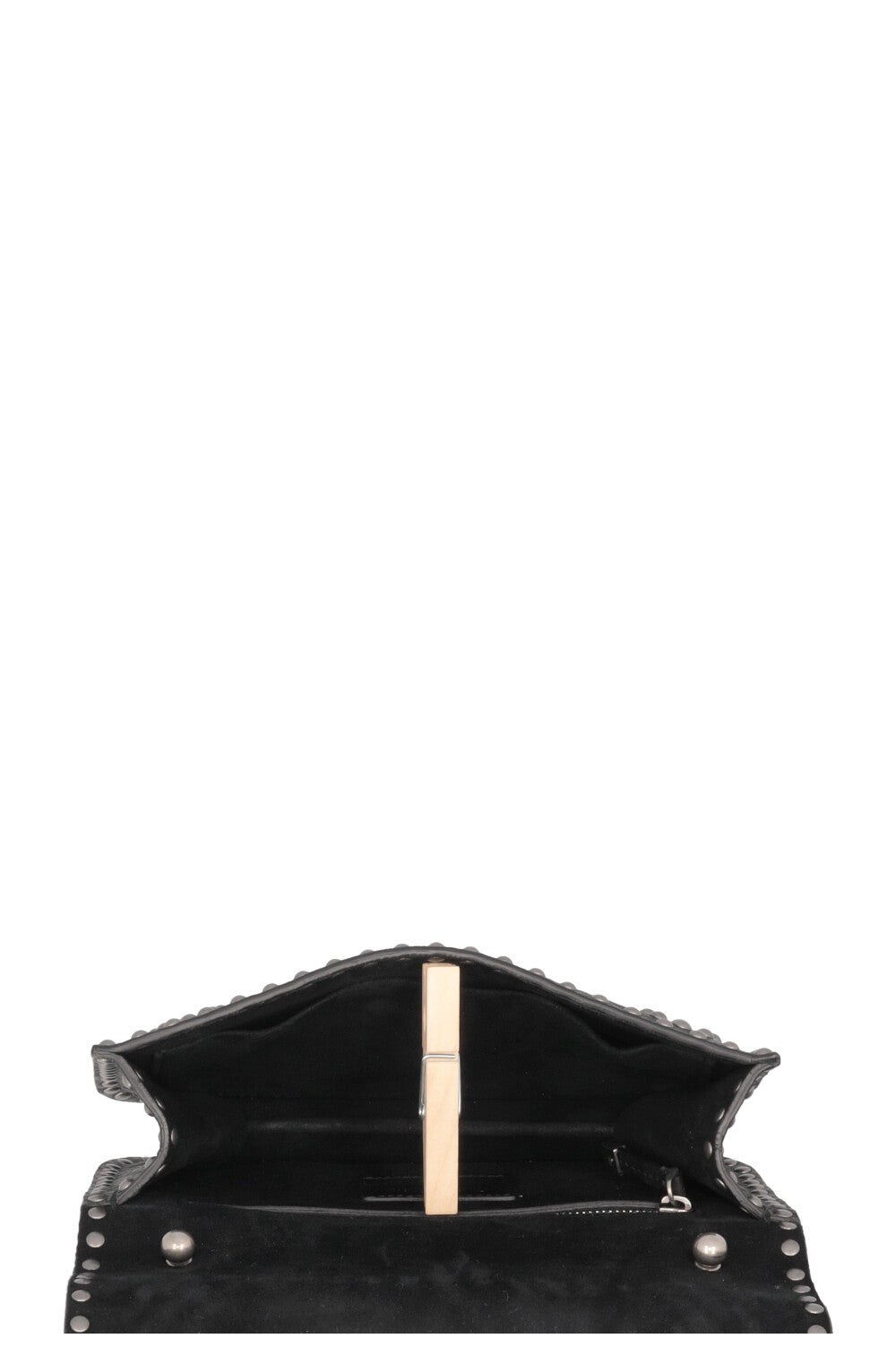 CHRISTIAN DIOR DiorAddict Studded Flap Bag Black