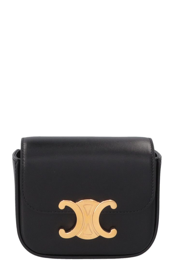 CELINE 2022 Mini Triomphe Bag Black