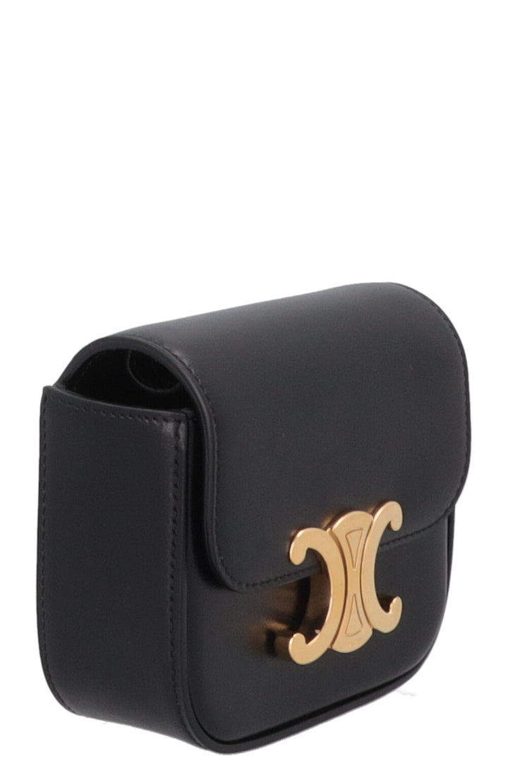 CELINE 2022 Mini Triomphe Bag Black