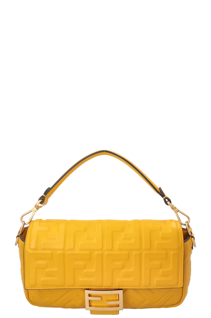 FENDI Baguette Shoulder Bag Yellow