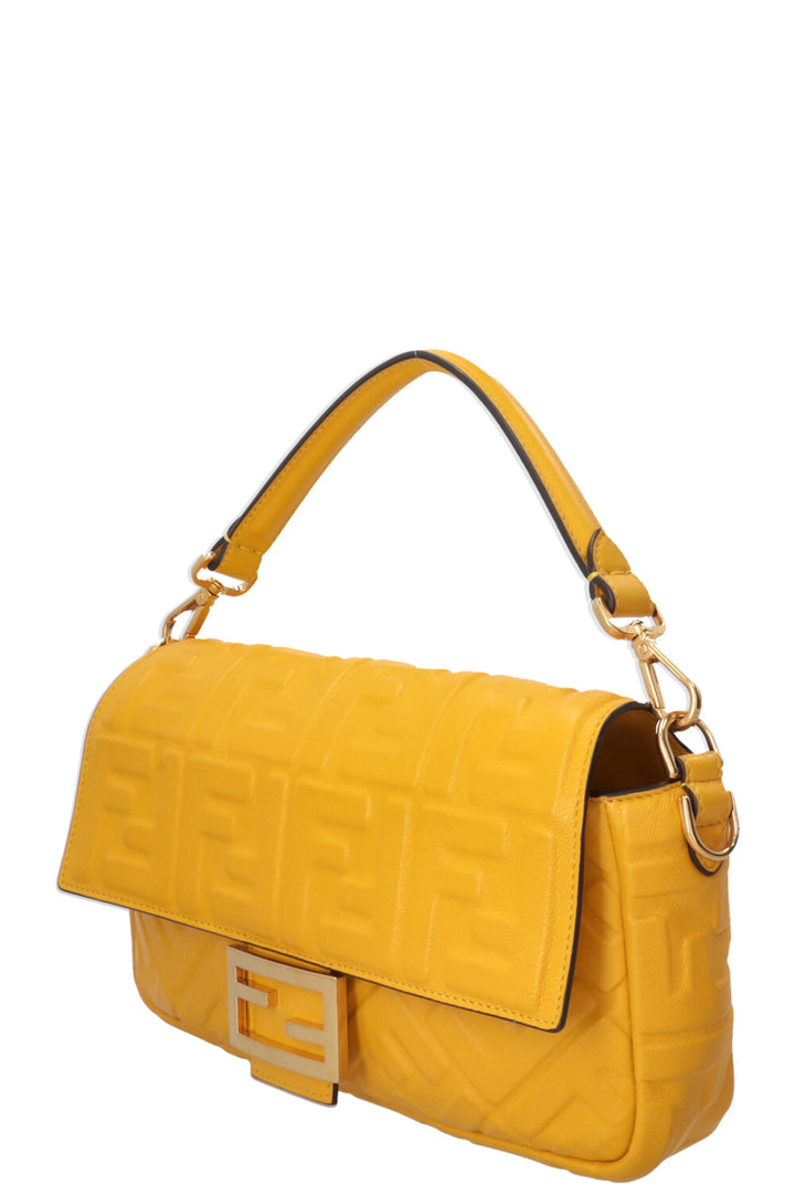 FENDI Baguette Shoulder Bag Yellow