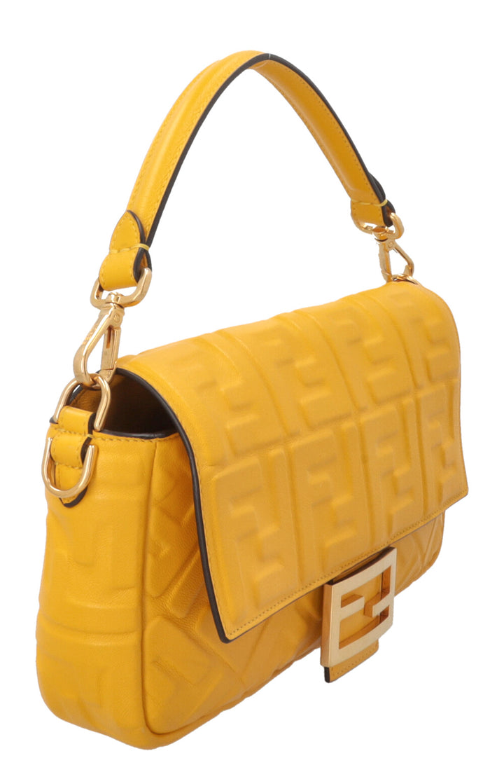 FENDI Baguette Shoulder Bag Yellow
