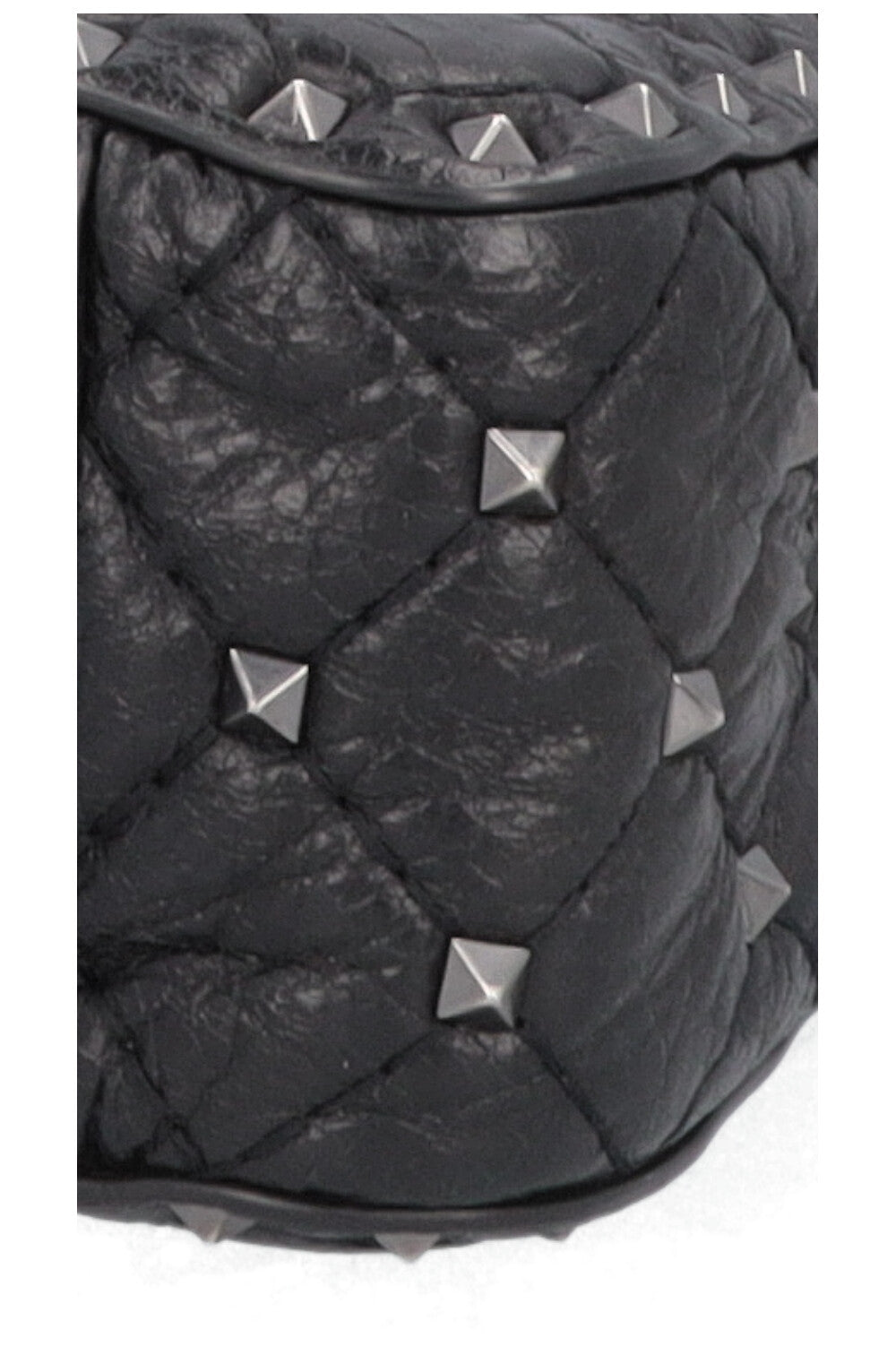 VALENTINO Medium Rockstud Spike Bag Black