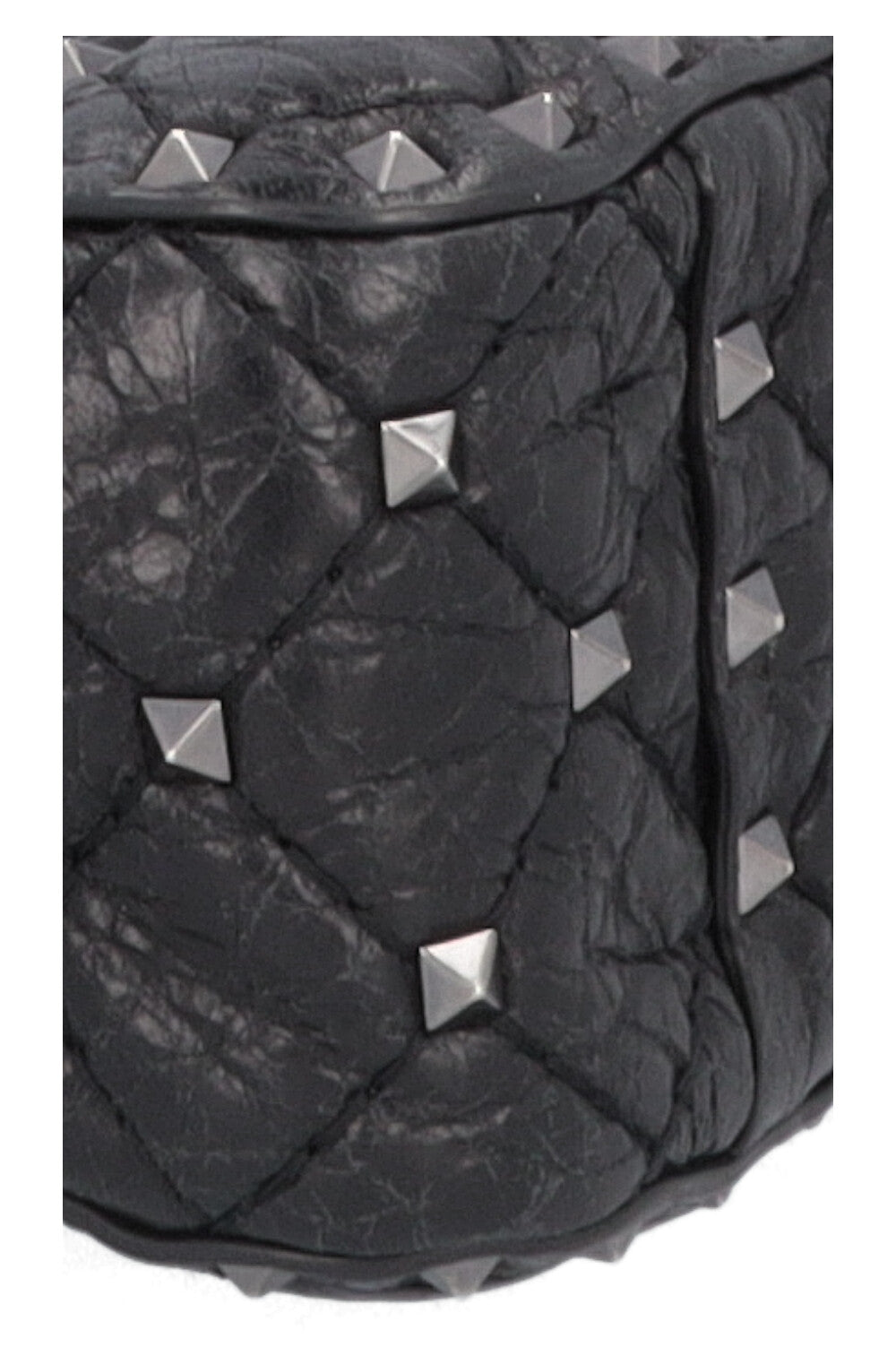 VALENTINO Medium Rockstud Spike Bag Black