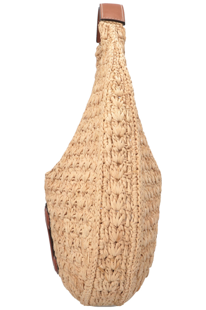 Sac porté épaule CELINE Triomphe en raphia