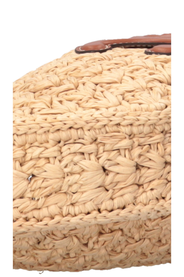 Sac porté épaule CELINE Triomphe en raphia