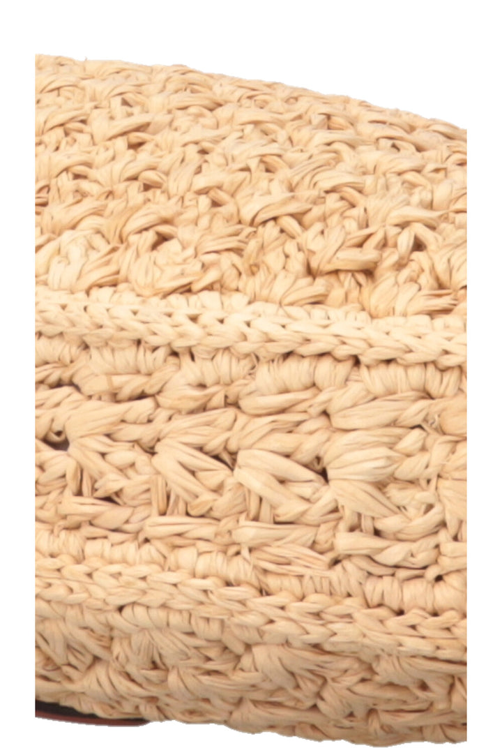 Sac porté épaule CELINE Triomphe en raphia