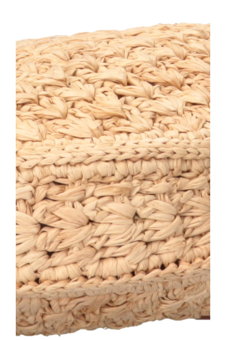 Sac porté épaule CELINE Triomphe en raphia