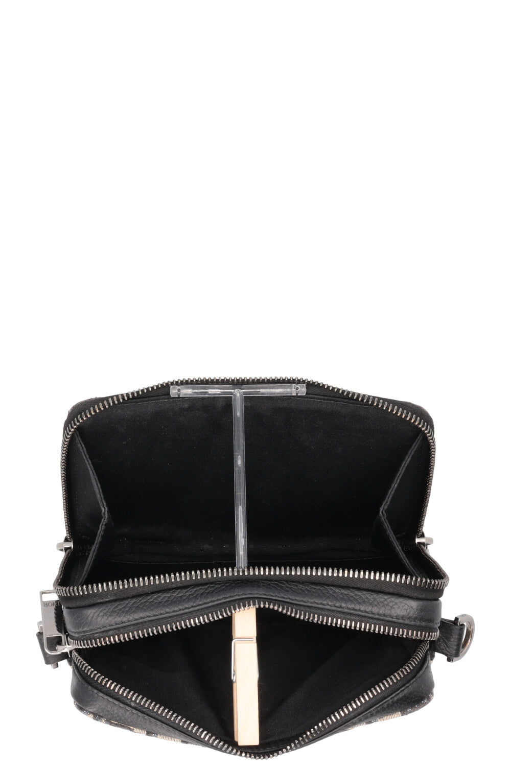 CHRISTIAN DIOR Crossbody Pouch Oblique Blue