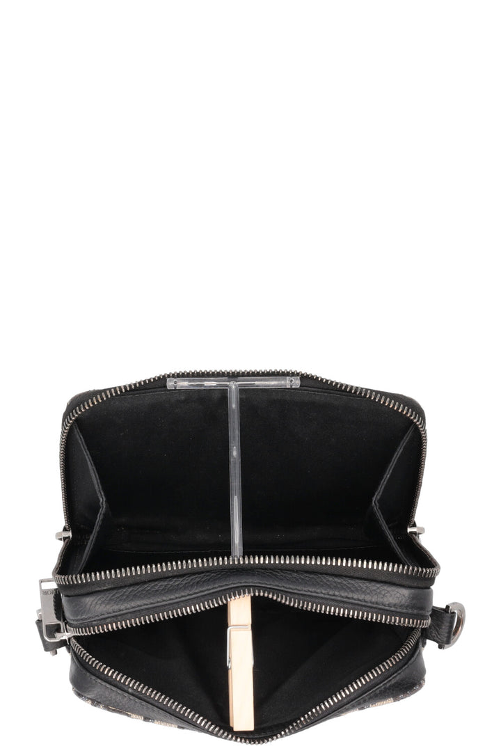 CHRISTIAN DIOR Crossbody Pouch Oblique Blue