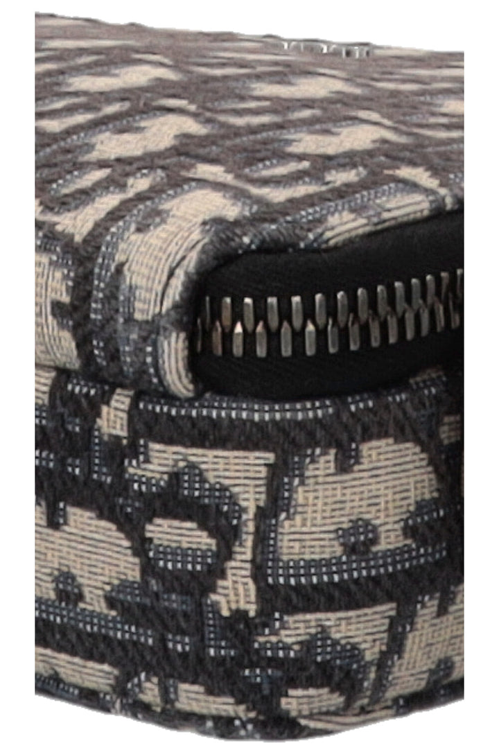 CHRISTIAN DIOR Crossbody Pouch Oblique Blue