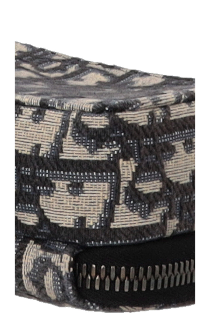 CHRISTIAN DIOR Crossbody Pouch Oblique Blue