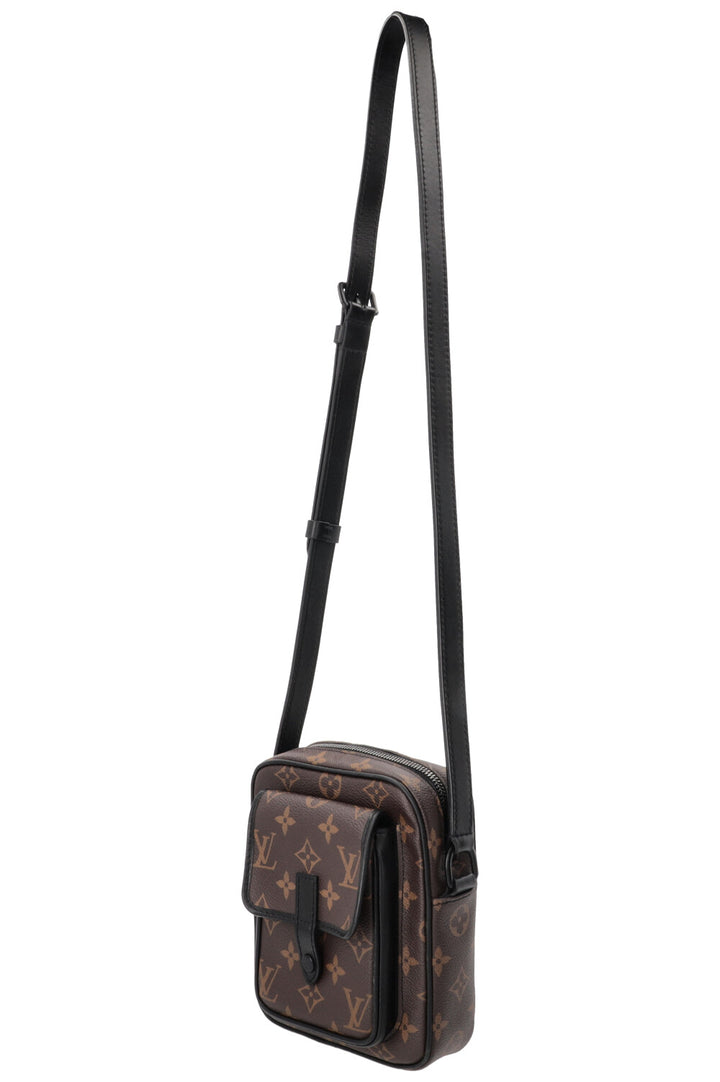 LOUIS VUITTON Christopher Wearable Wallet MNG Black