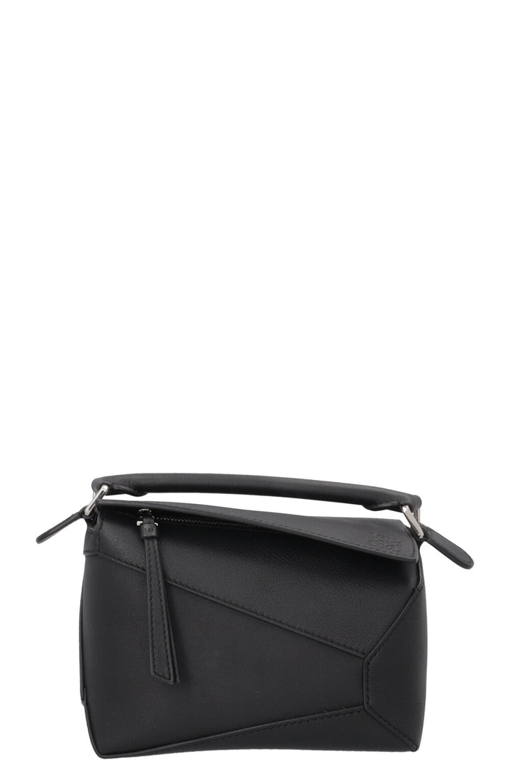 LOEWE Puzzle Edge Bag Mini Leather Black