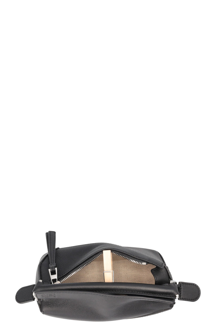 LOEWE Puzzle Edge Bag Mini Leather Black