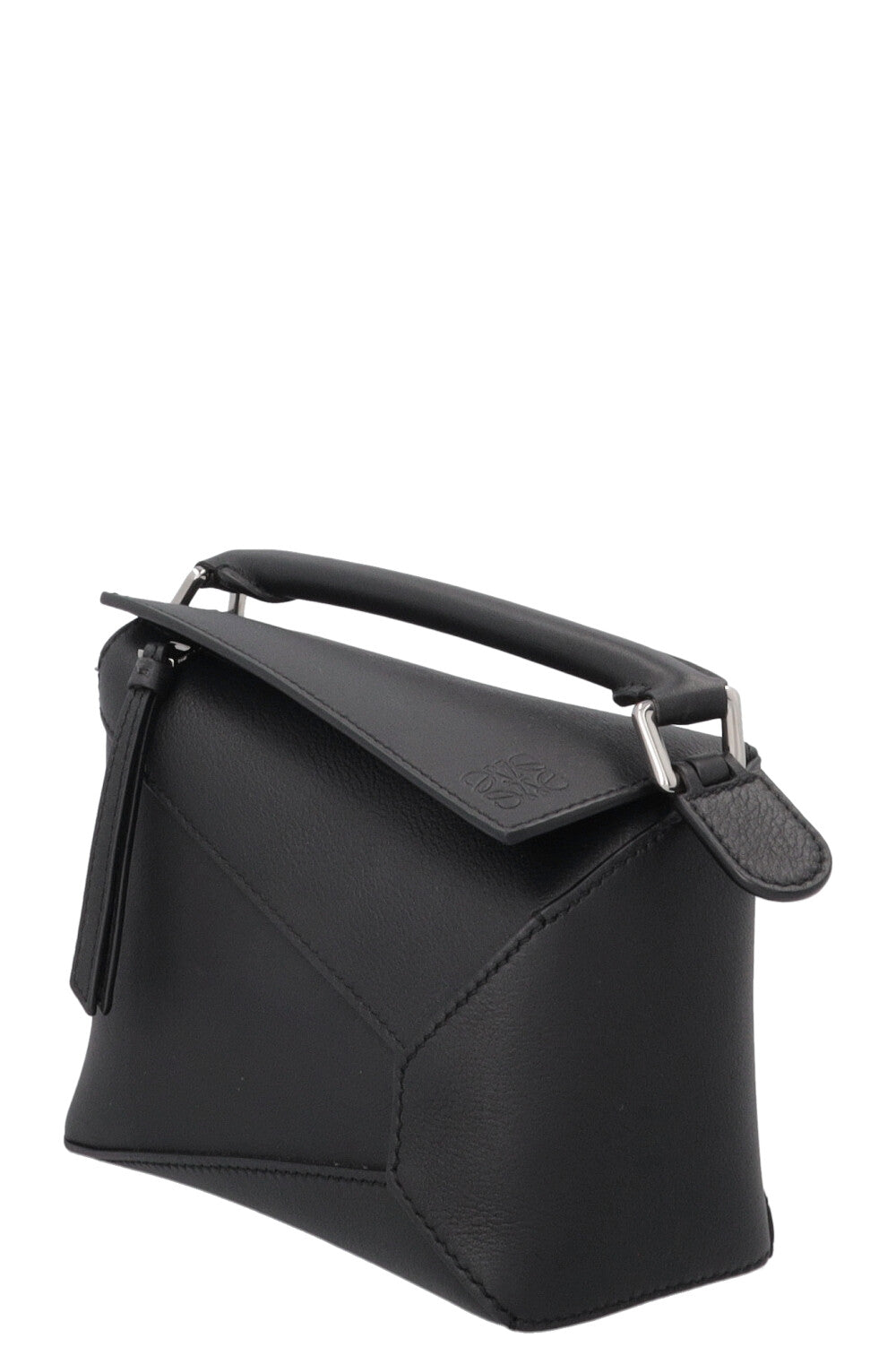 LOEWE Puzzle Edge Bag Mini Leather Black