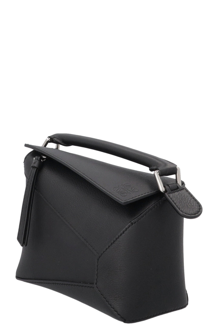 LOEWE Puzzle Edge Bag Mini Leather Black