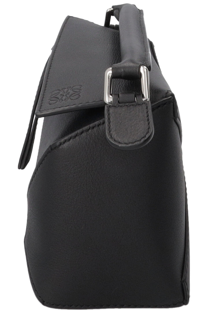 LOEWE Puzzle Edge Bag Mini Leather Black