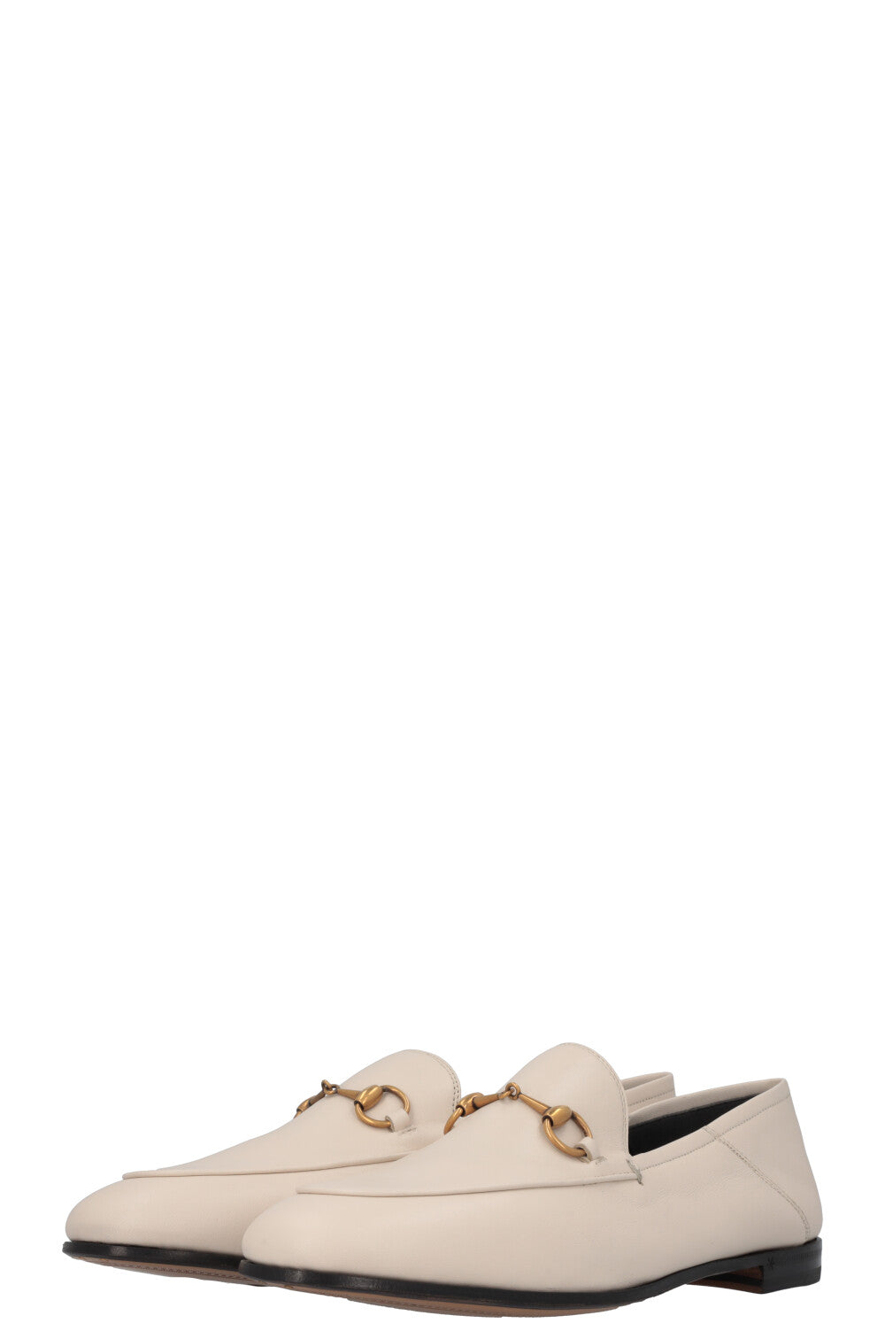 GUCCI Jordaan Loafer Leather Ivory