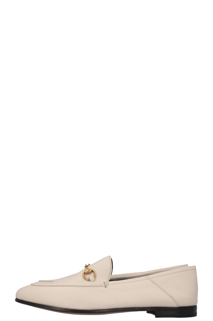 GUCCI Jordaan Loafer Leather Ivory