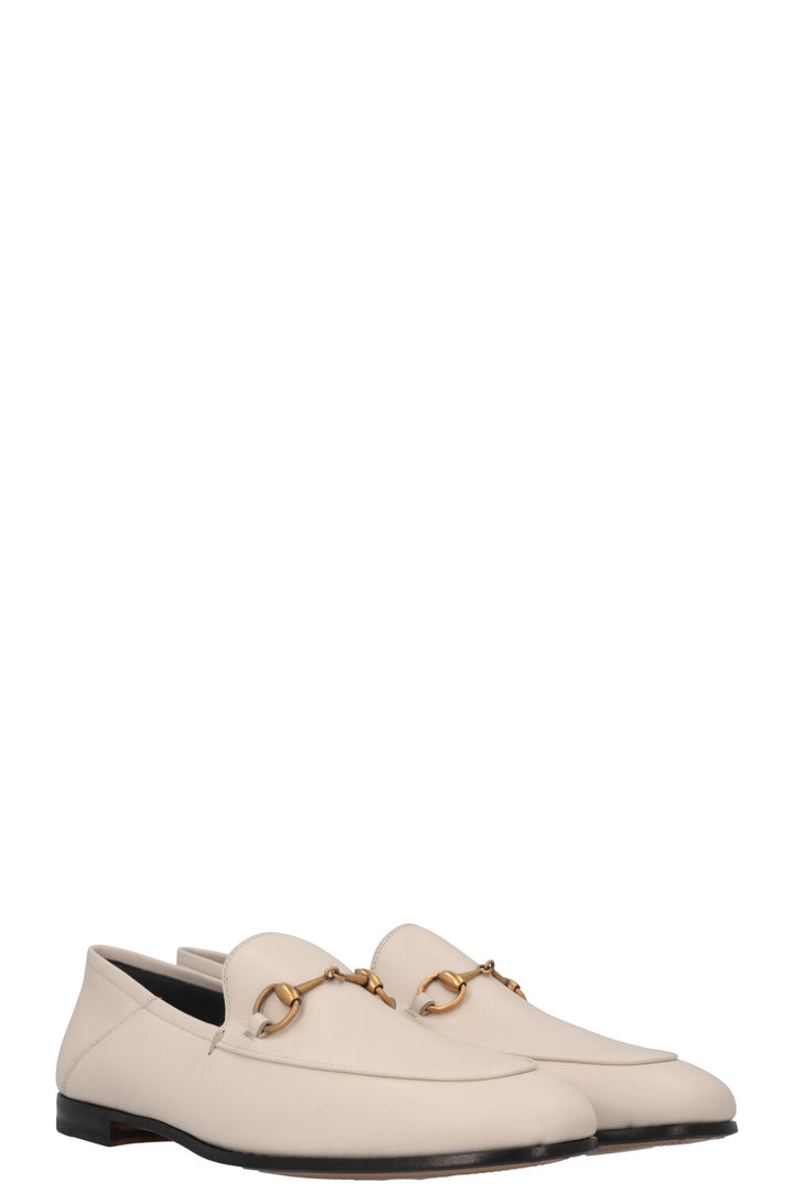 GUCCI Jordaan Loafer Leather Ivory