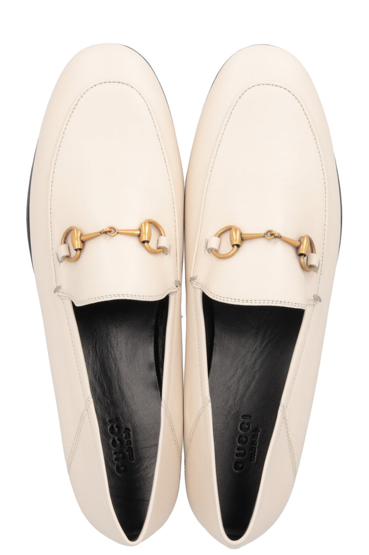 GUCCI Jordaan Loafer Leather Ivory